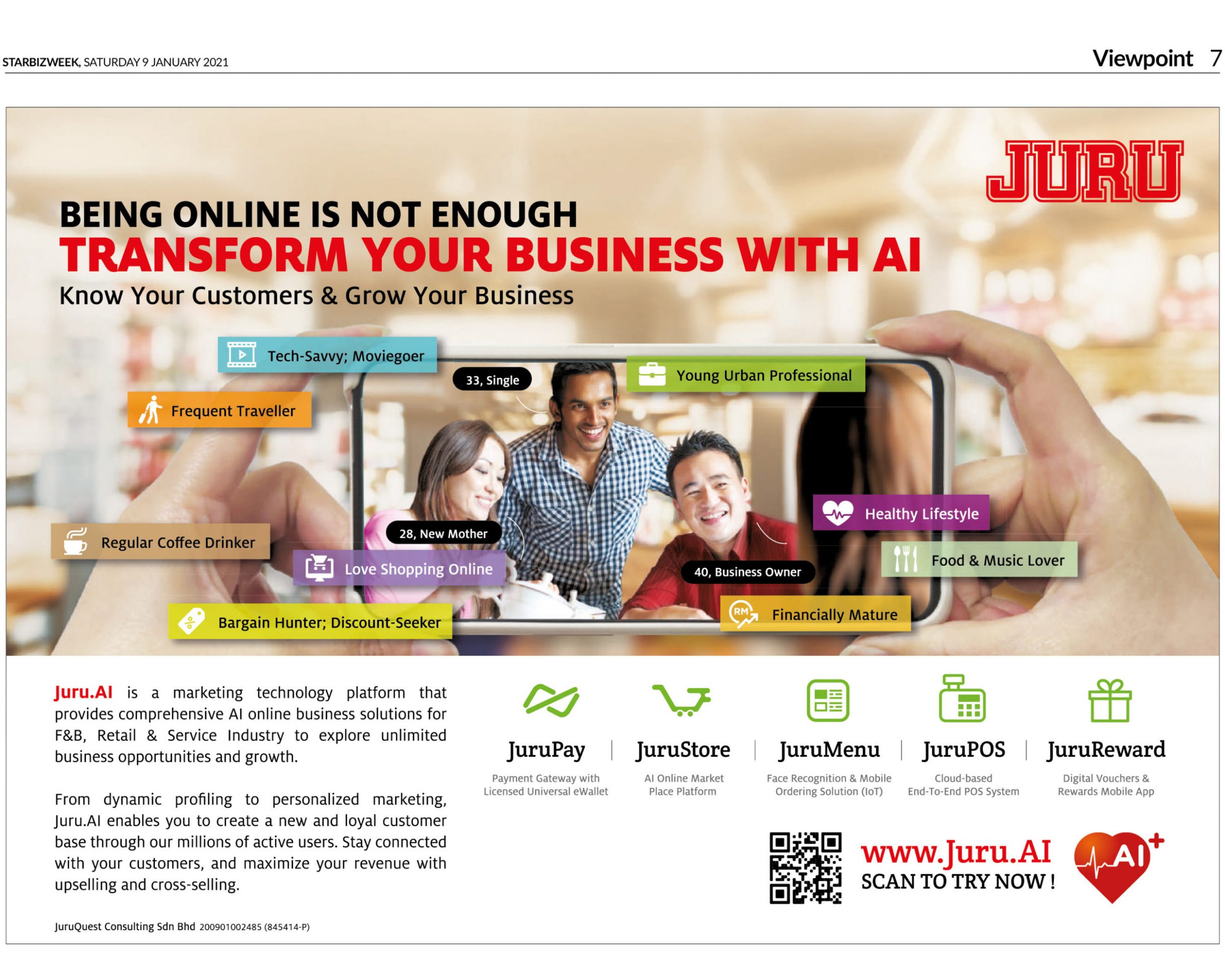 JuruAI in TheStar Newspaper on 9.1.2021